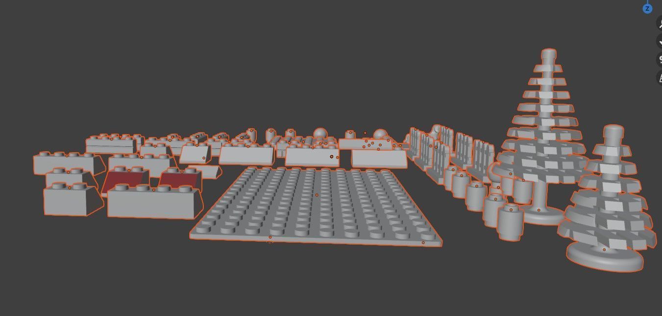 PixelBricks3D - Lego Winter Dog House  3D print model_6