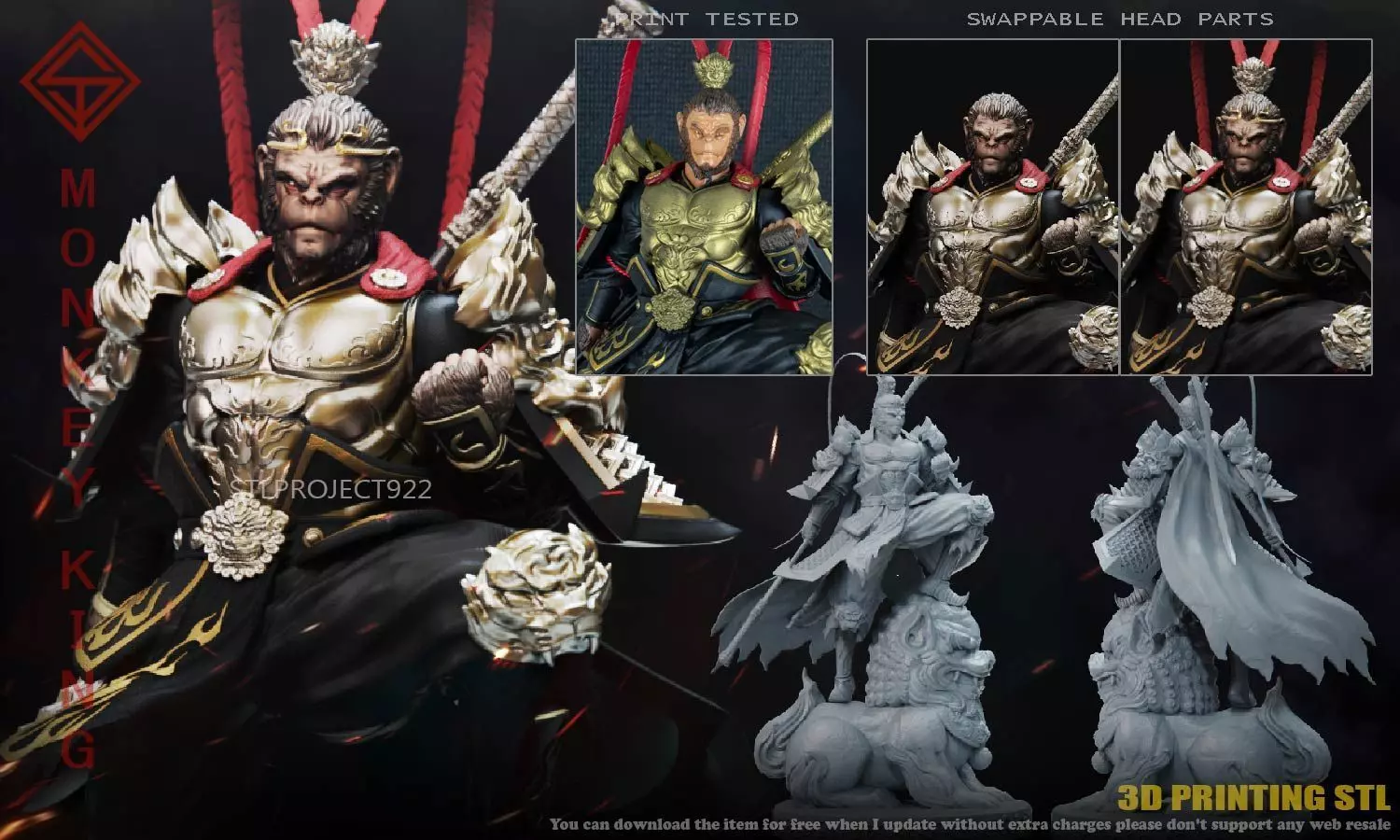Monkey King 3D print model