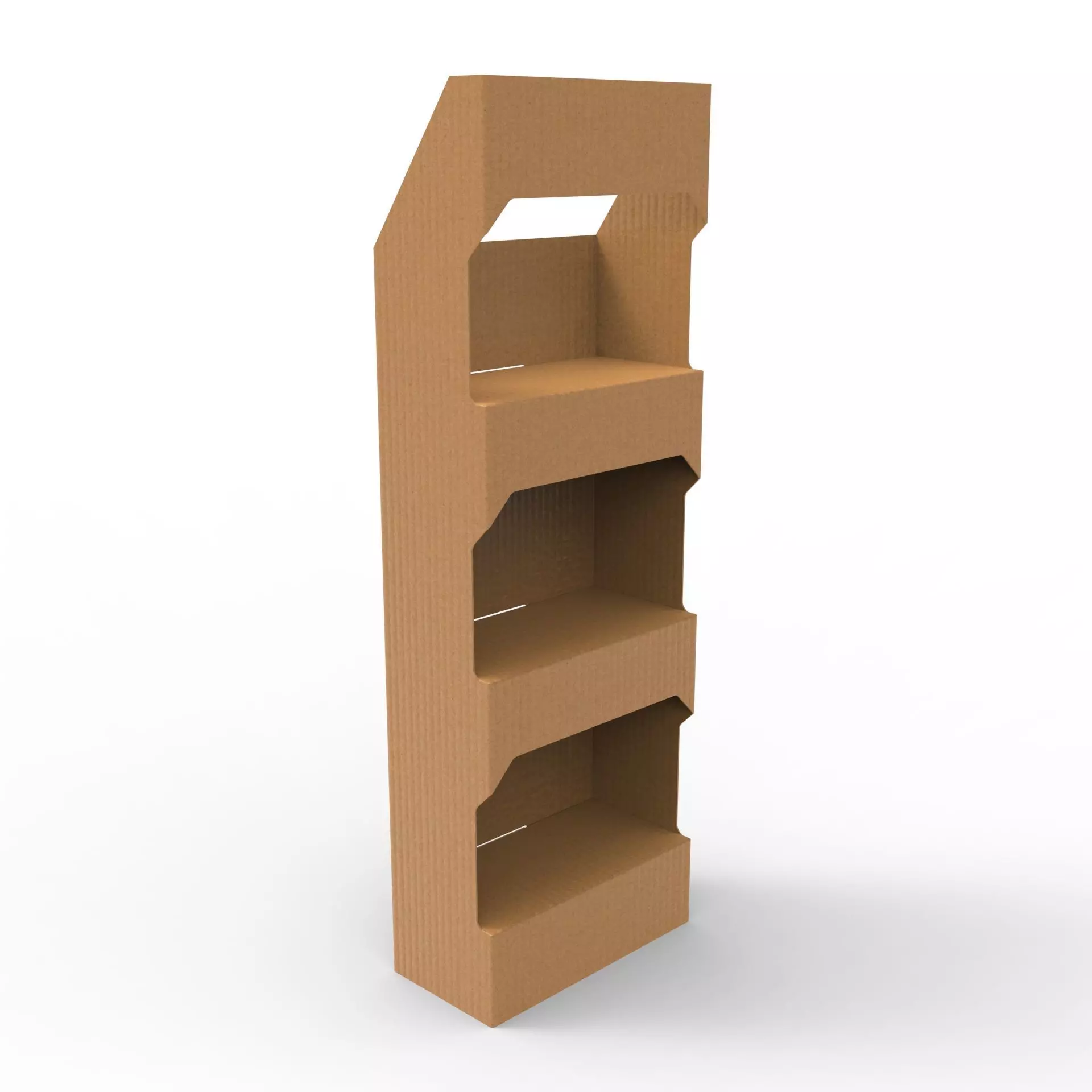 Point of Sale Cardboard Display Stand Texture_0