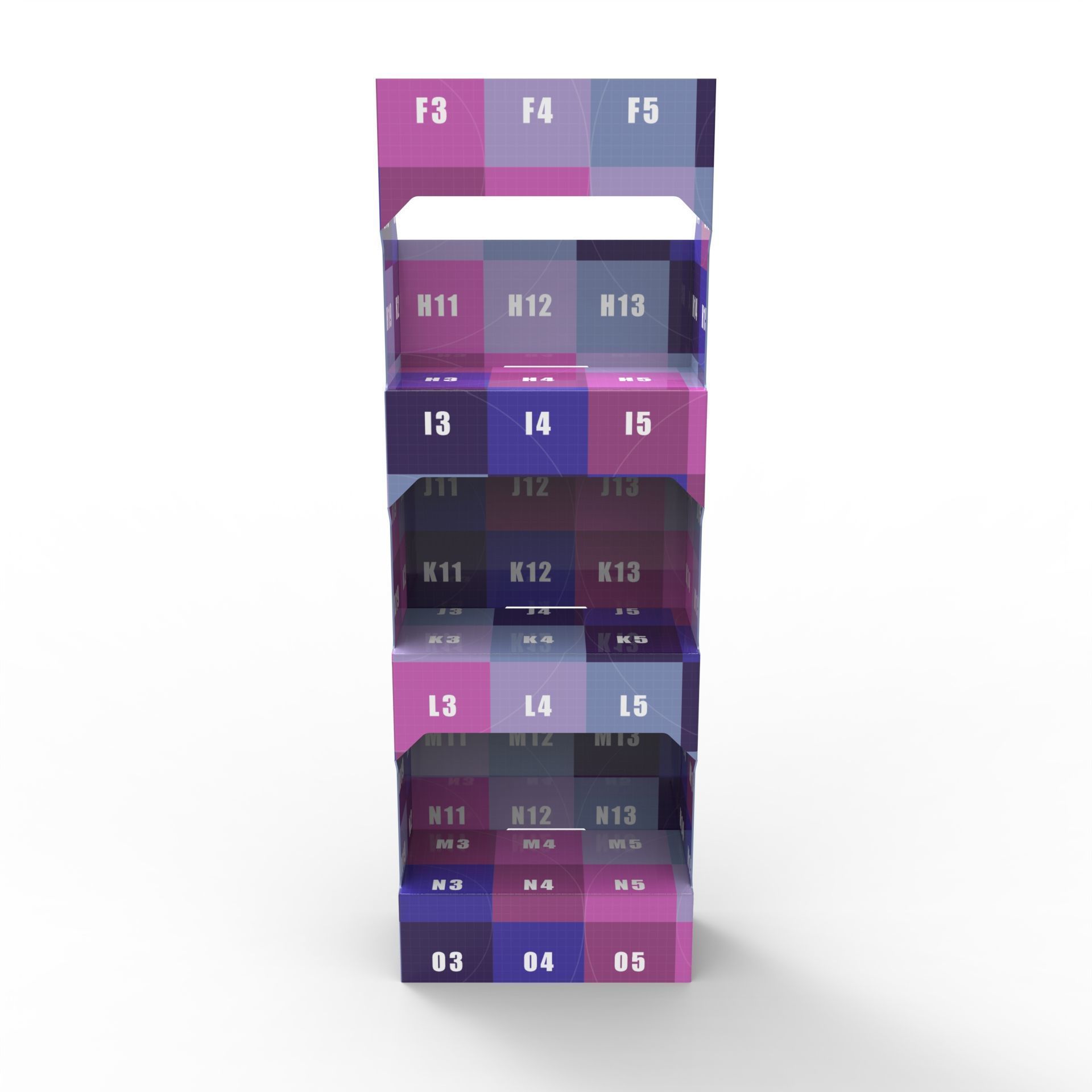 Point of Sale Cardboard Display Stand Texture_7