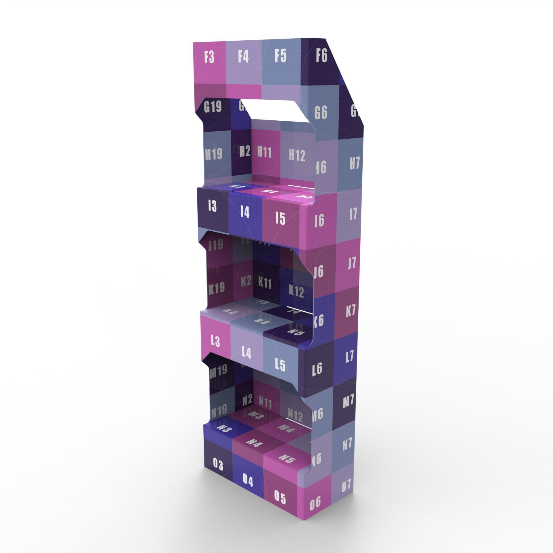 Point of Sale Cardboard Display Stand Texture_8