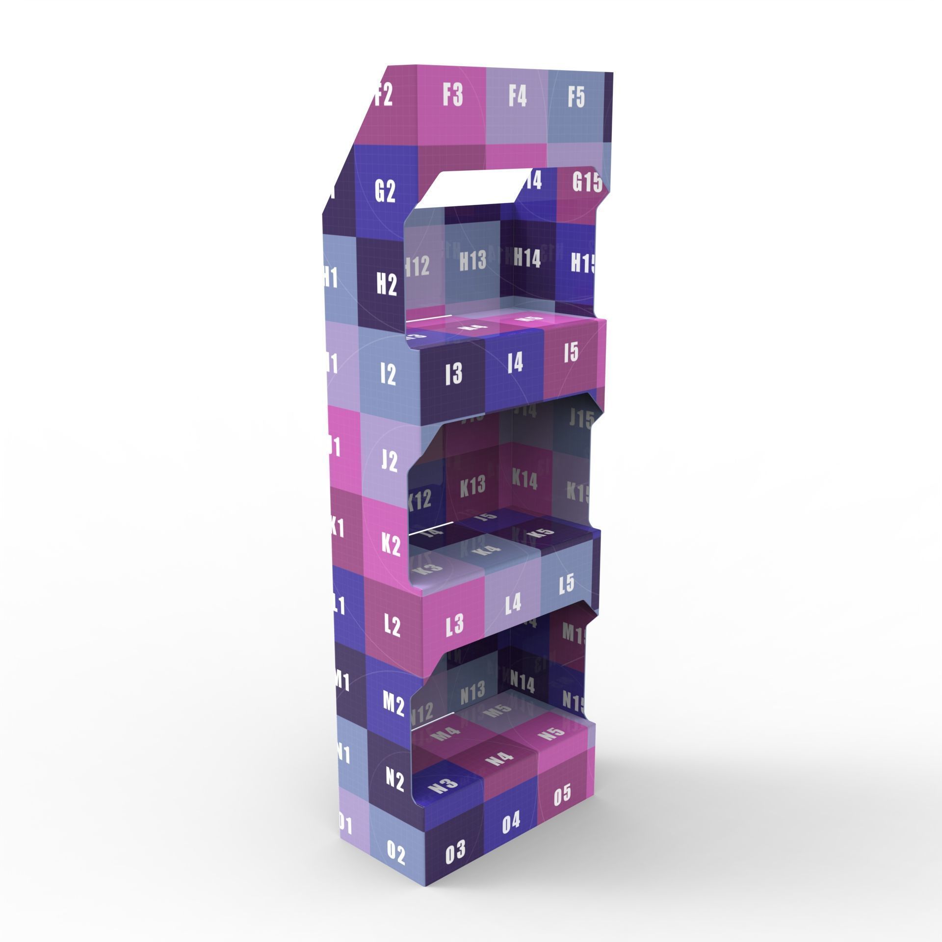 Point of Sale Cardboard Display Stand Texture_6