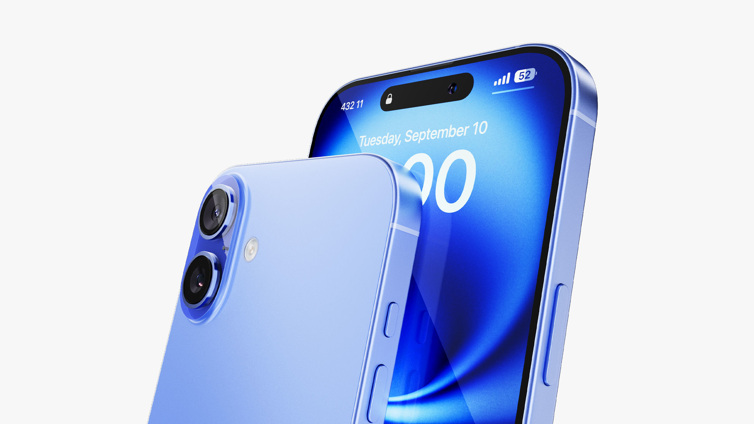 Apple iPhone 16 - 16 Plus Ultramarine Collection 3D model_9