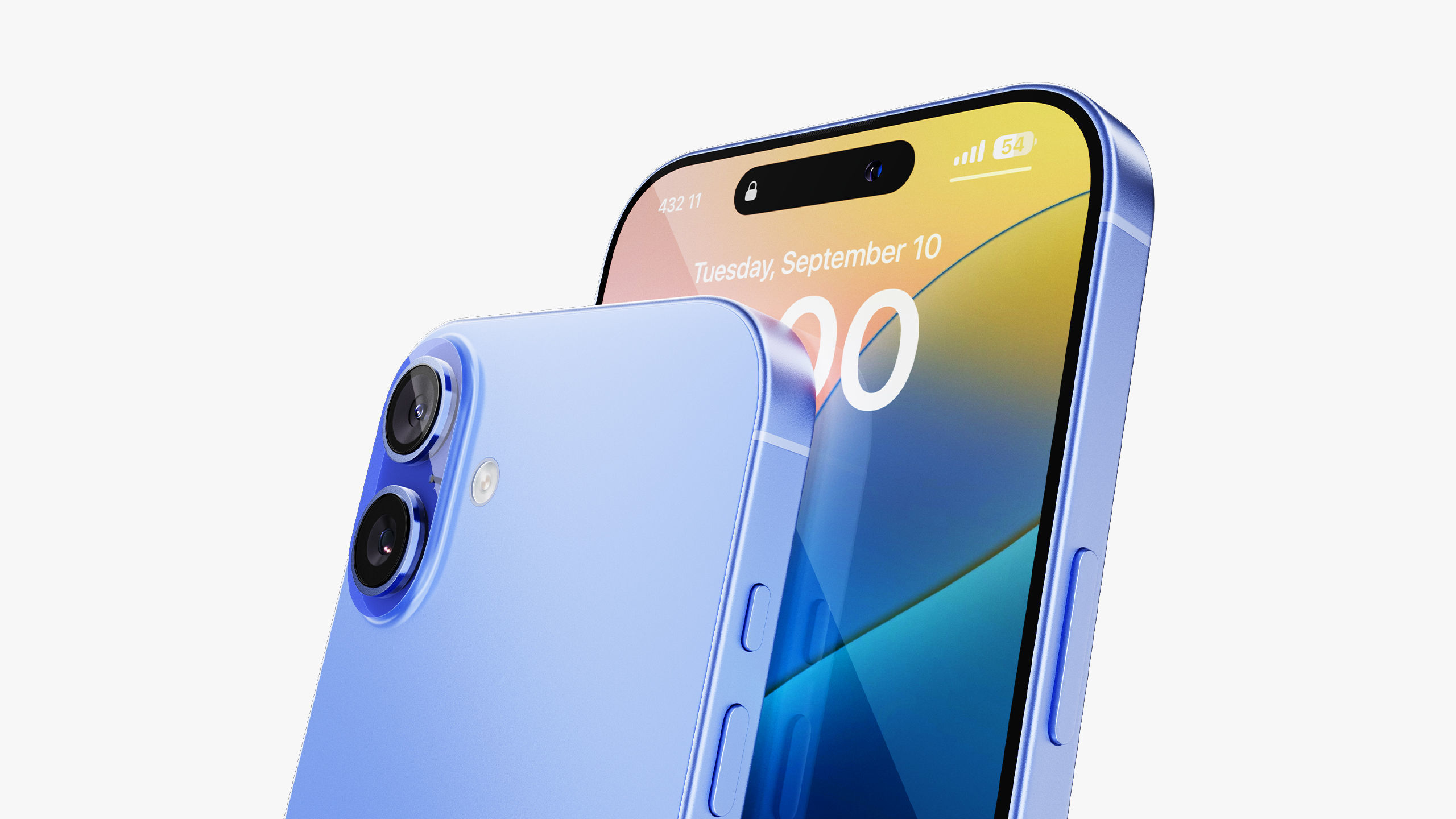 Apple iPhone 16 - 16 Plus Ultramarine Collection 3D model_25