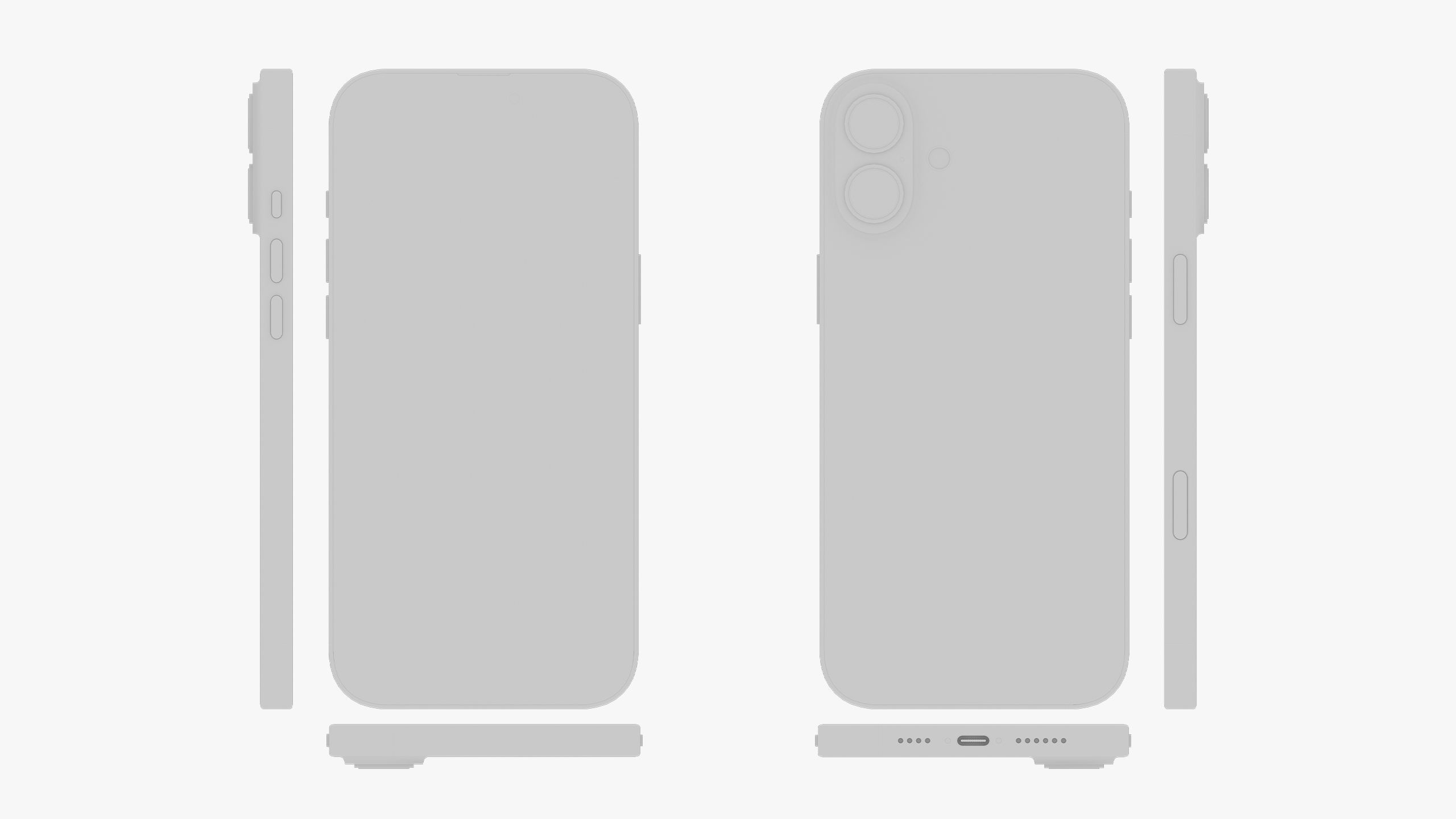 Apple iPhone 16 - 16 Plus Ultramarine Collection 3D model_33