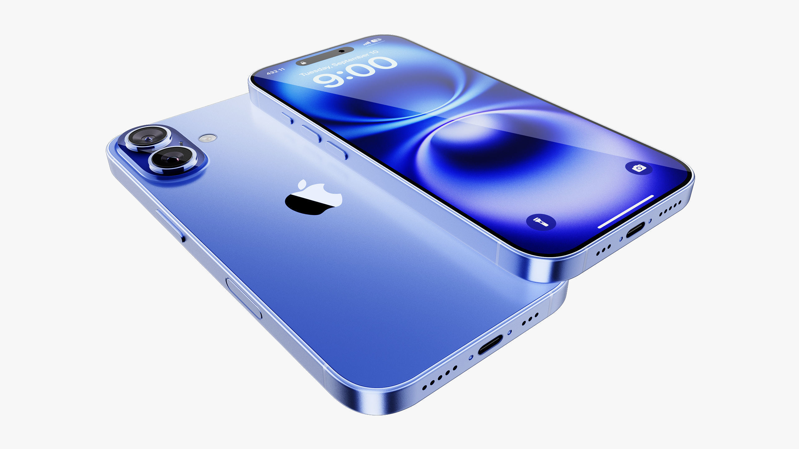Apple iPhone 16 - 16 Plus Ultramarine Collection 3D model_24