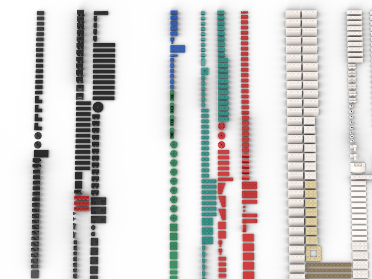 PixelBricks3D -  Lego Christmas Home Alone House  3D print model_11