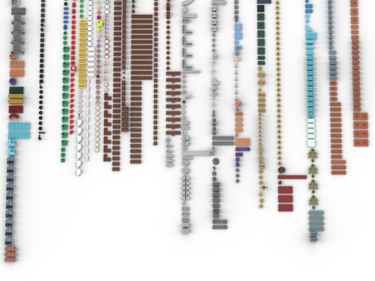 PixelBricks3D -  Lego Christmas Home Alone House  3D print model_6