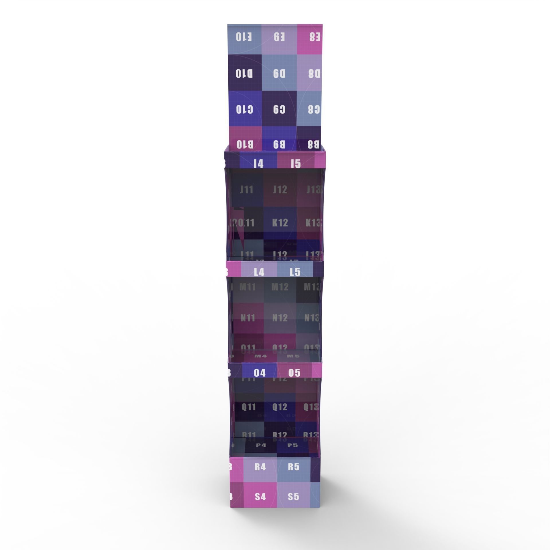 Point of Sale Cardboard Display Stand Texture_7