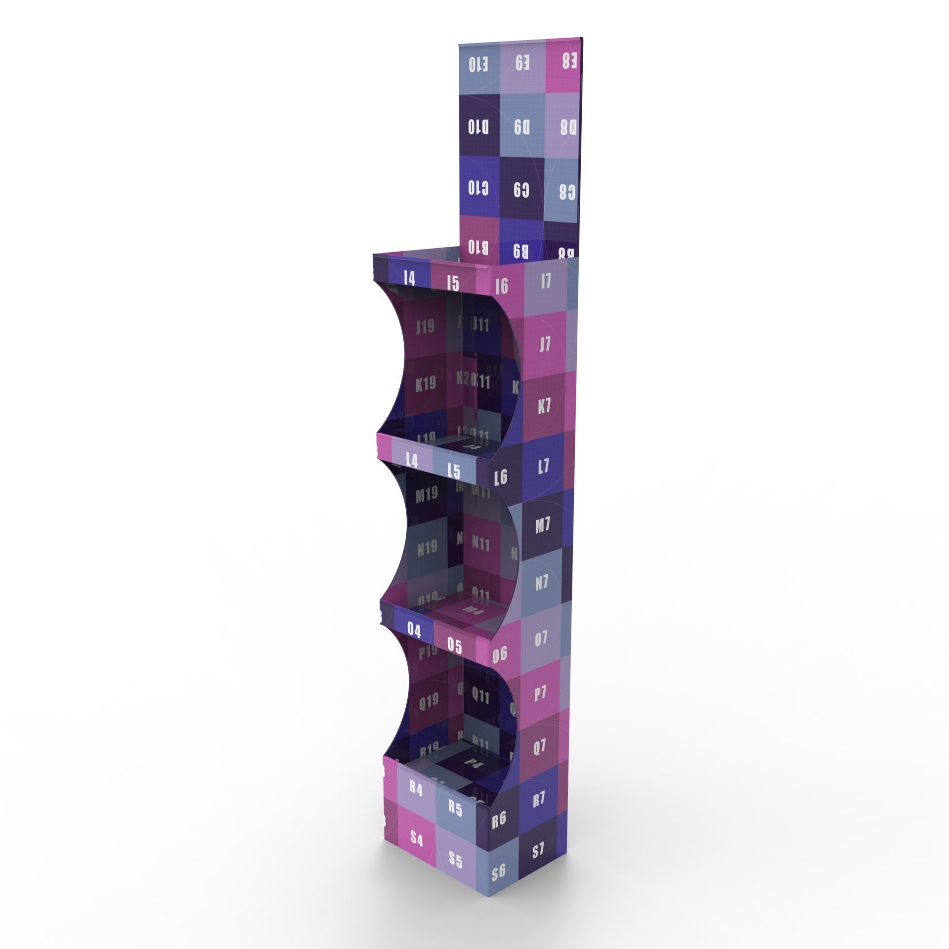 Point of Sale Cardboard Display Stand Texture_8