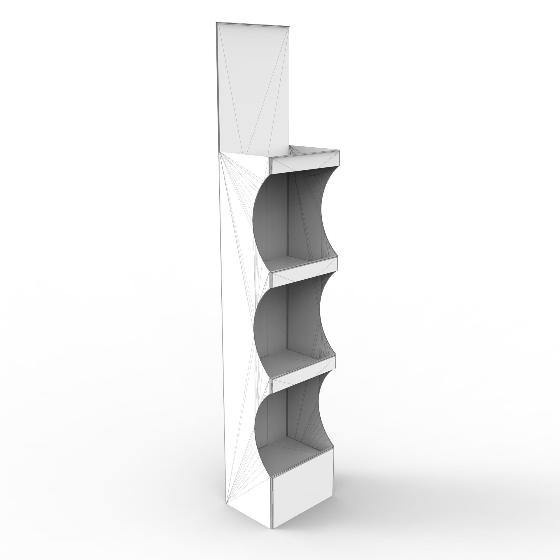 Point of Sale Cardboard Display Stand Texture_3
