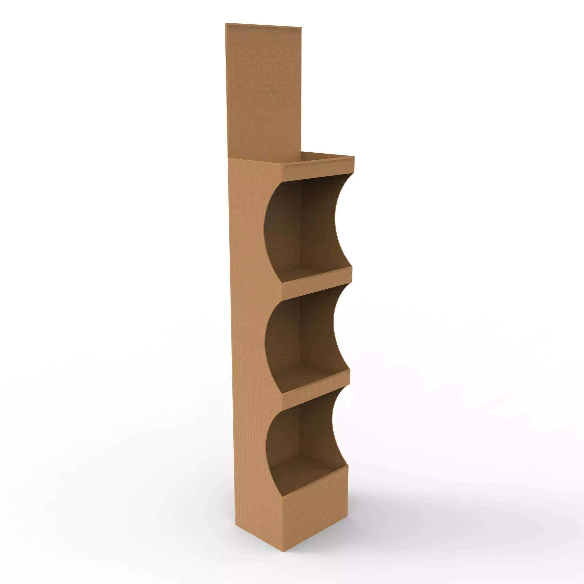 Point of Sale Cardboard Display Stand Texture_0