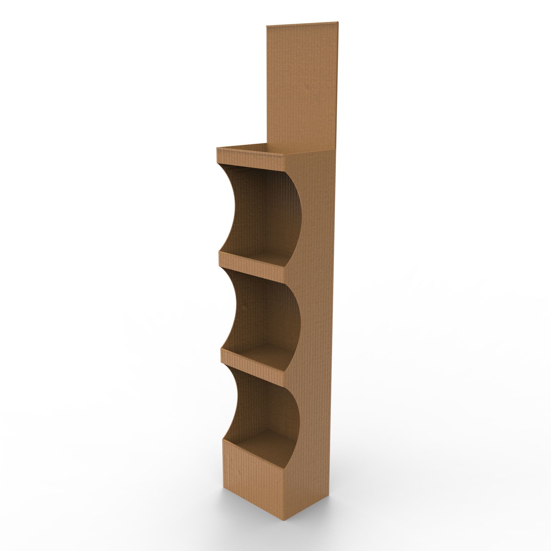 Point of Sale Cardboard Display Stand Texture_2