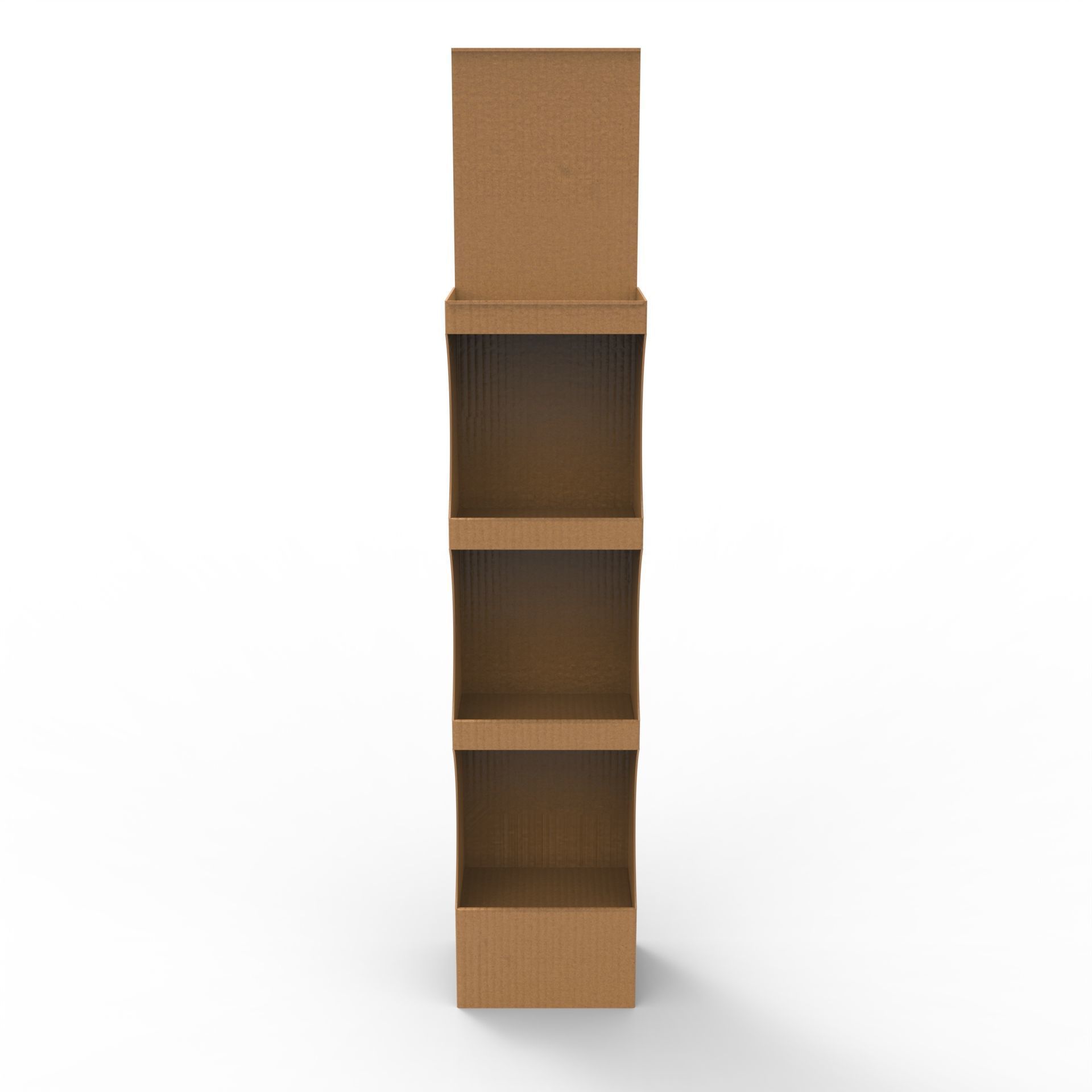 Point of Sale Cardboard Display Stand Texture_1