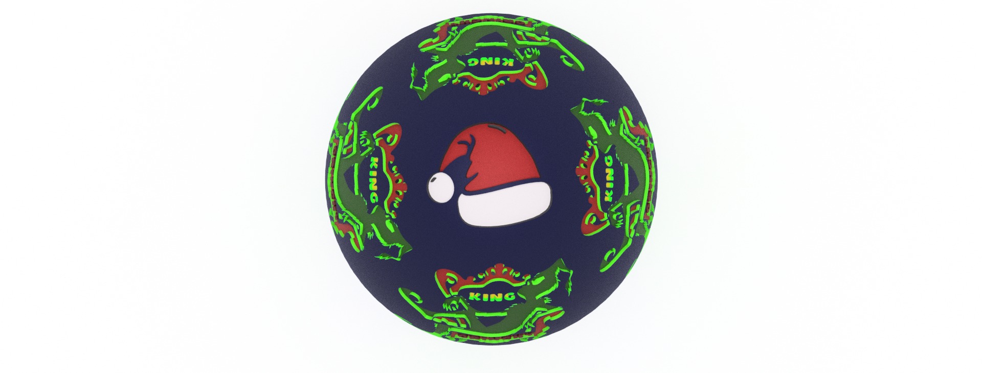 King Grinch Egg Embossed and Debossed 3D print model_3