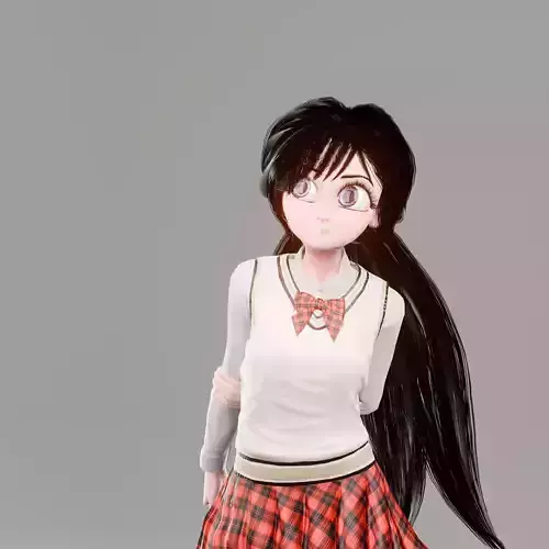 Stylized Female Student