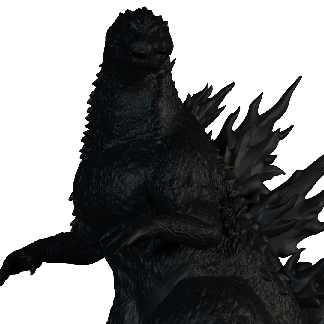 Godzilla 2002-2003 KiryuGoji For 3dprint 3D print model_9