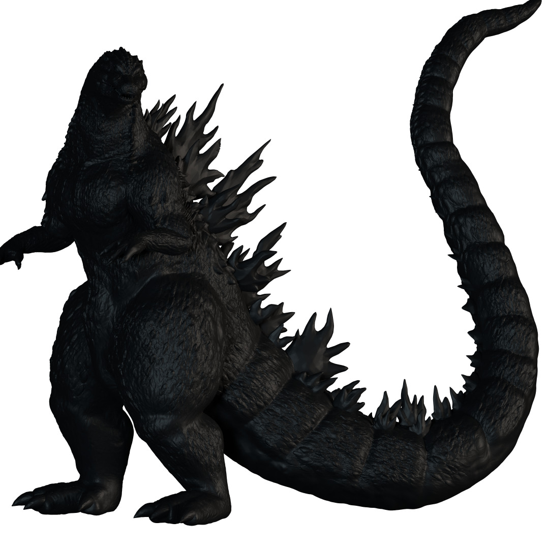 Godzilla 2002-2003 KiryuGoji For 3dprint 3D print model_13