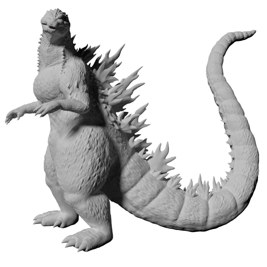 Godzilla 2002-2003 KiryuGoji For 3dprint 3D print model_11