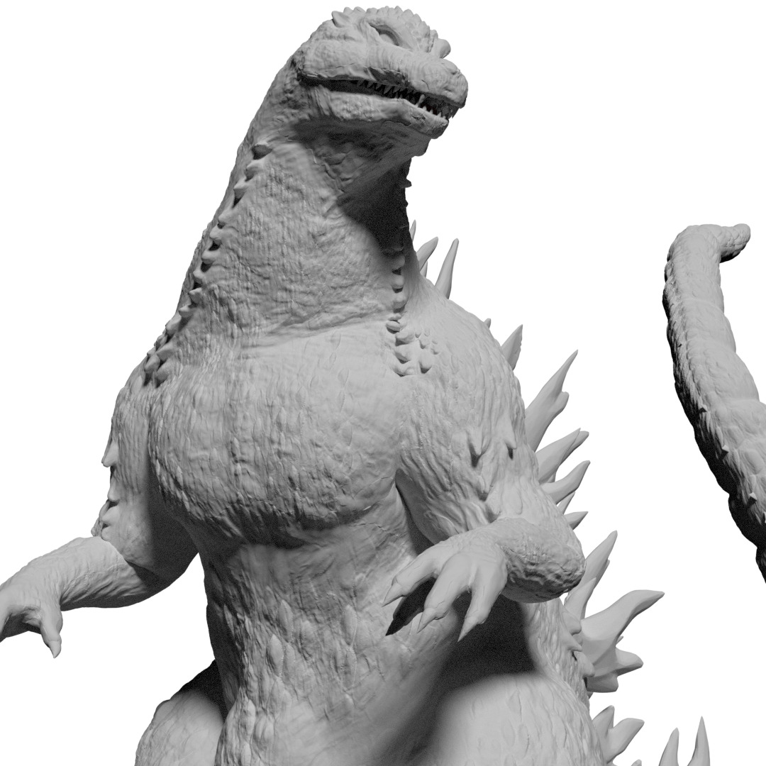 Godzilla 2002-2003 KiryuGoji For 3dprint 3D print model_12