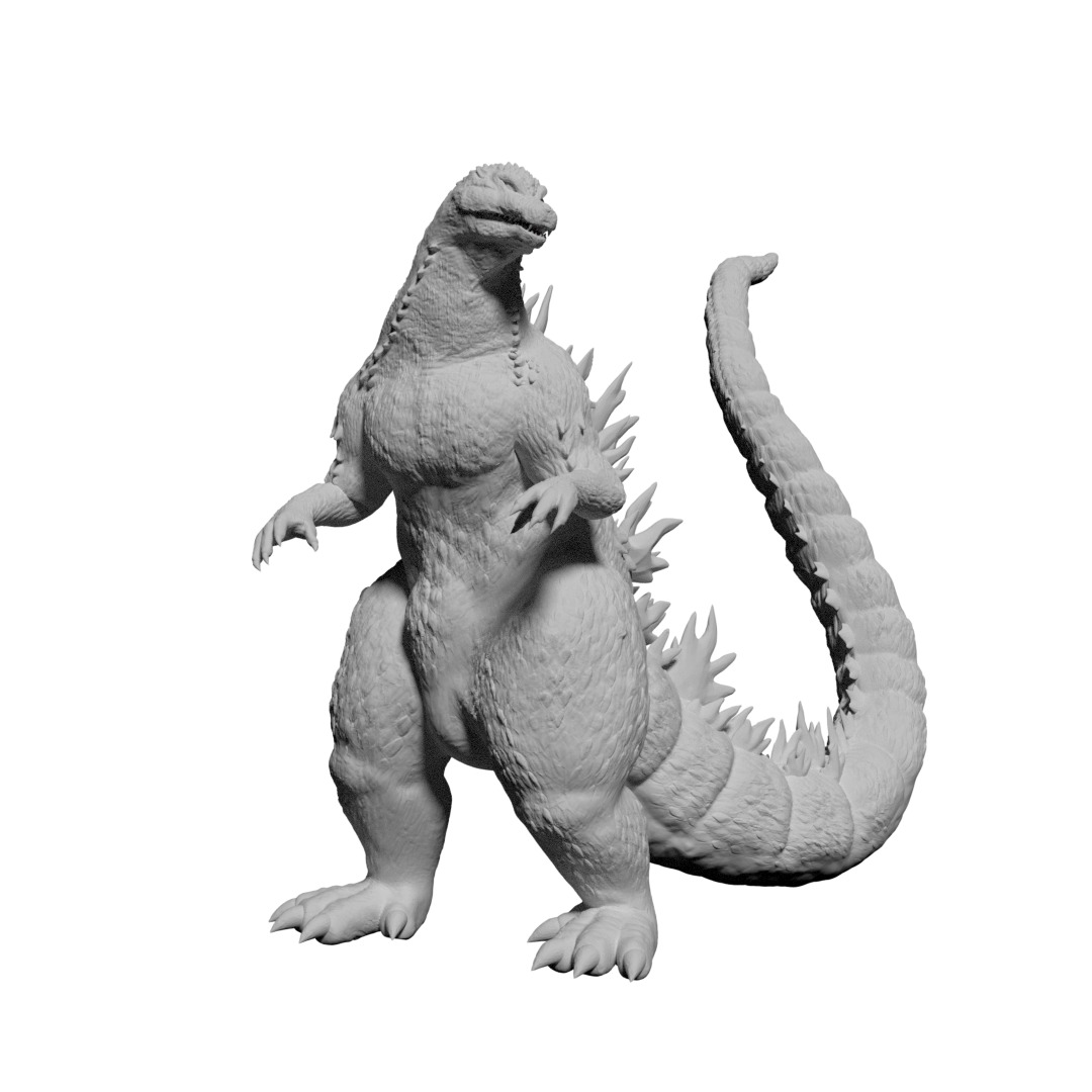 Godzilla 2002-2003 KiryuGoji For 3dprint 3D print model_2