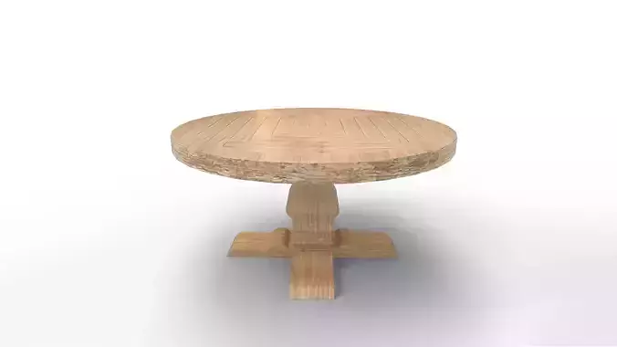 Candace Round Solid Wood Dining Table