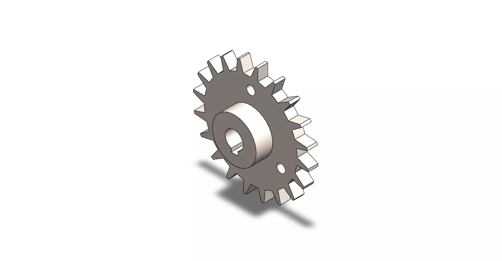 Chain Sprocket 3D print model_0
