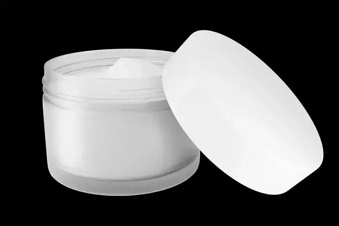Cream Jar 3D model