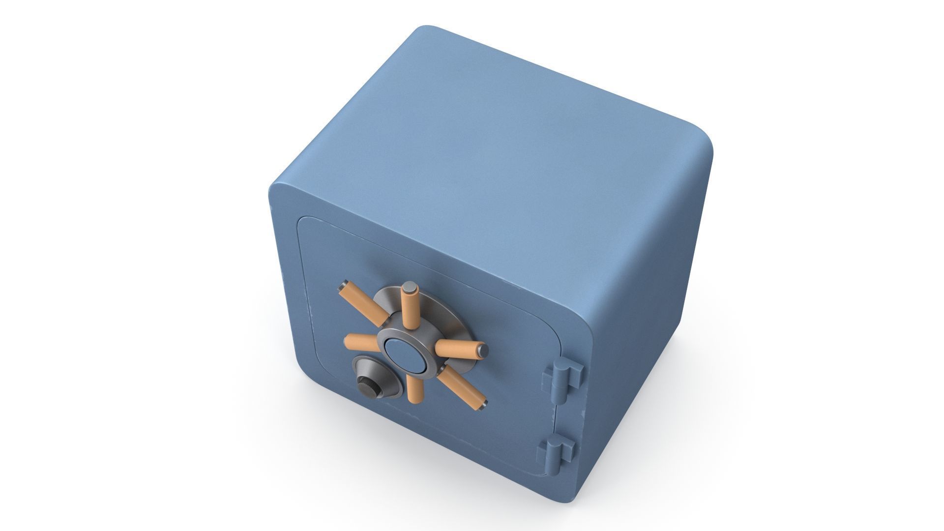 Metal Safe 3D model_8