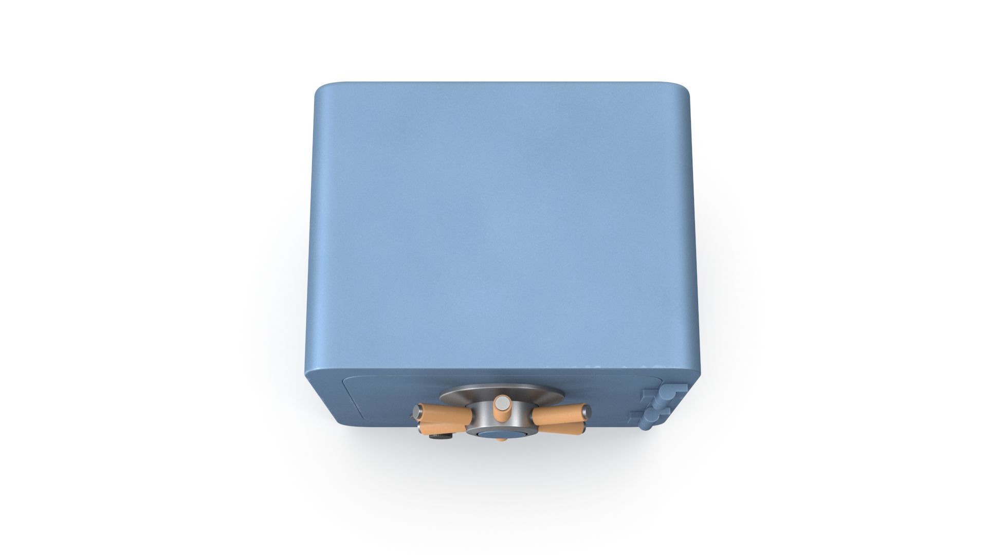 Metal Safe 3D model_6