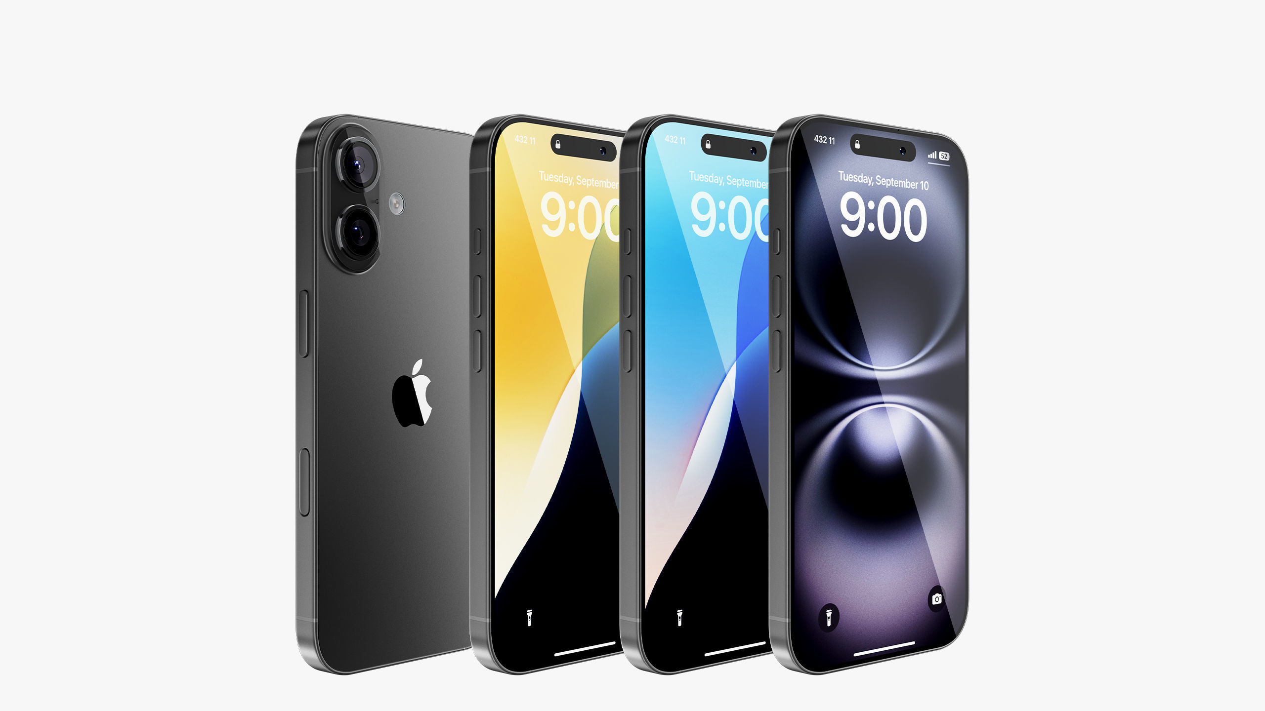 Apple iPhone 16 Collection 3D model_1