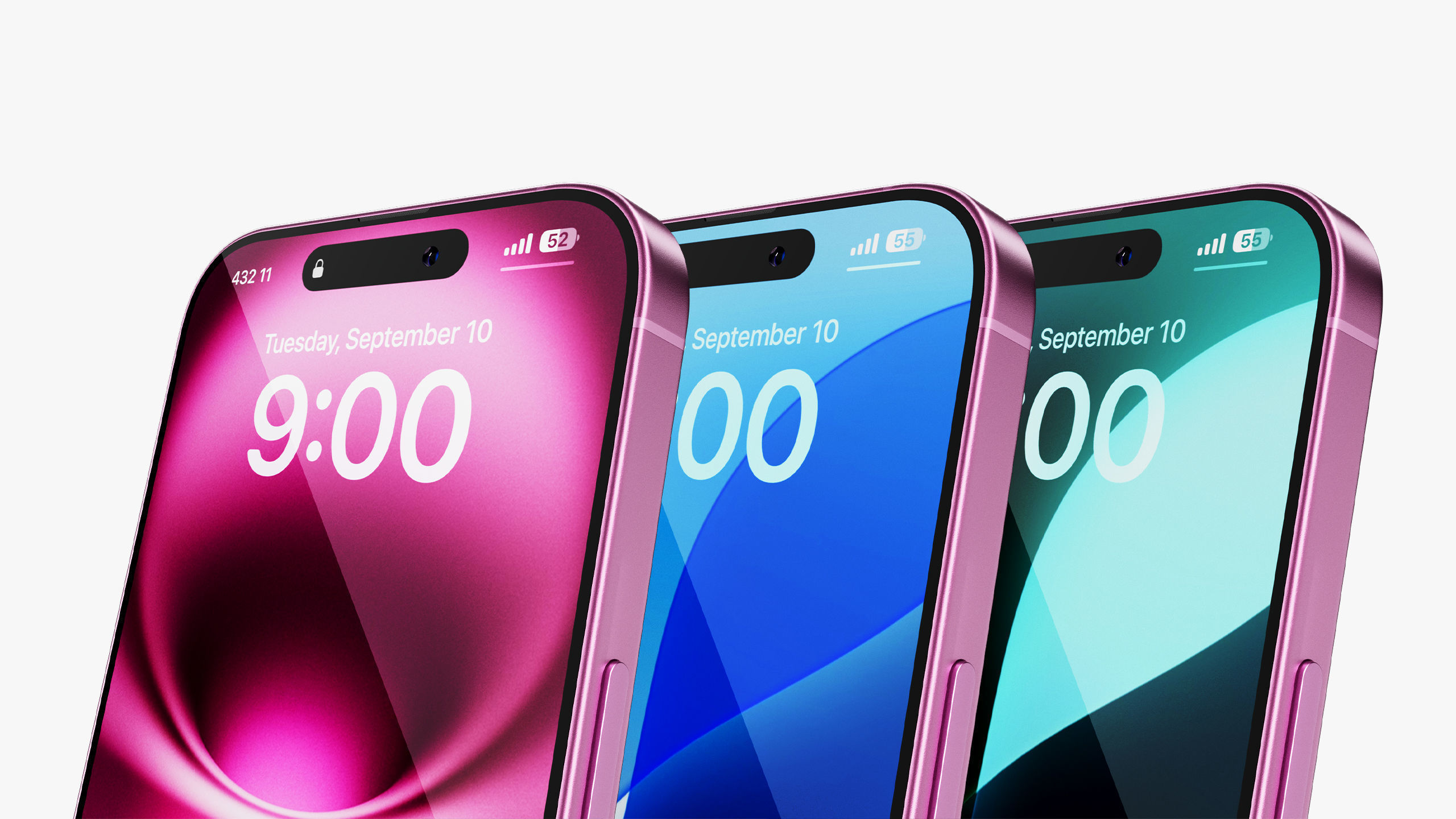 Apple iPhone 16 Collection 3D model_17