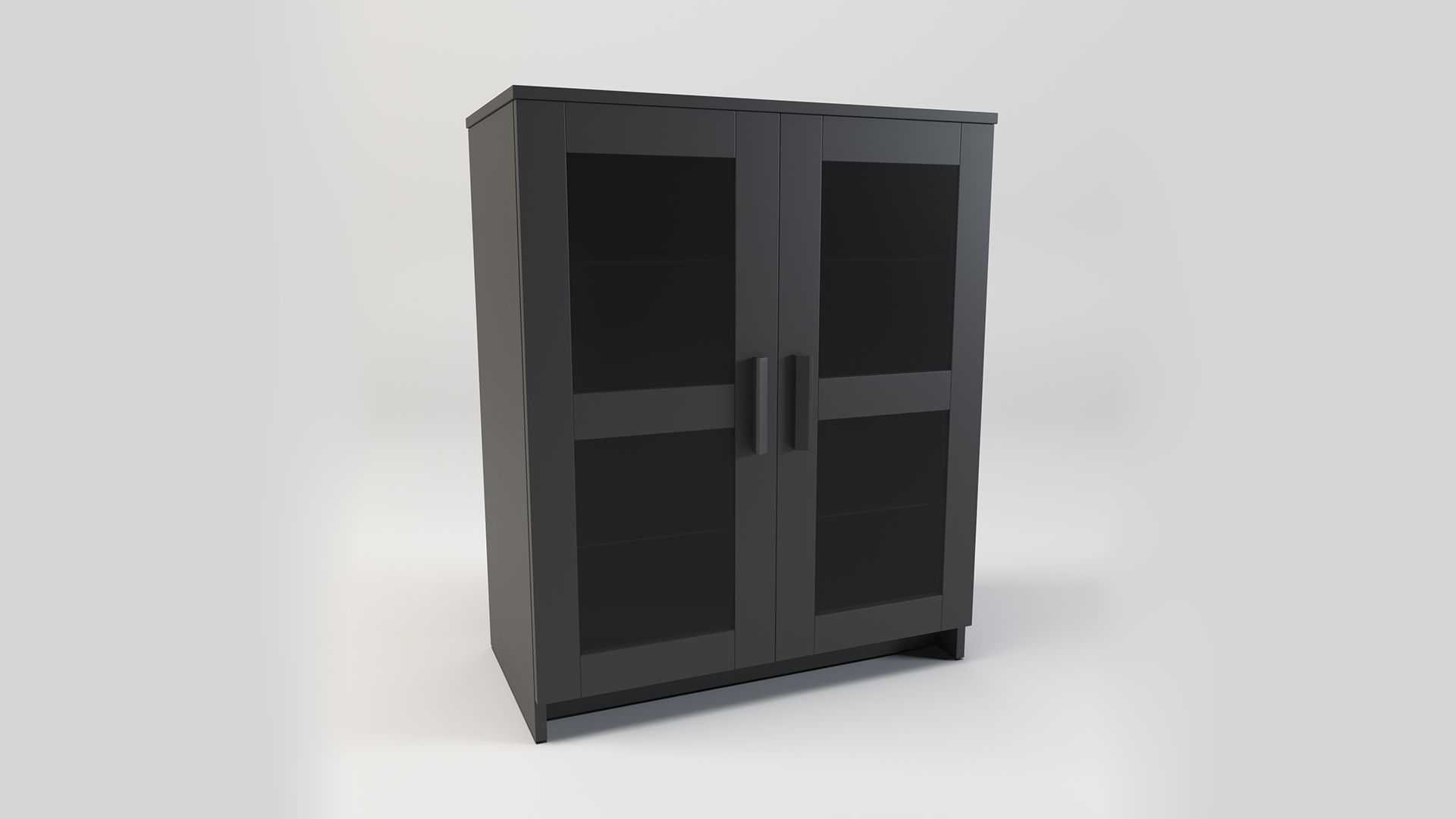 IKEA Cabinet Low-poly 3D model_3