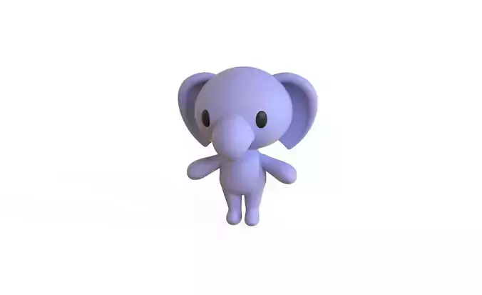 Little animal cute - Elephant cute - Character006