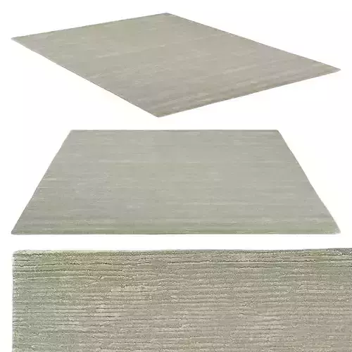 Rhodium Silver rug 3D model