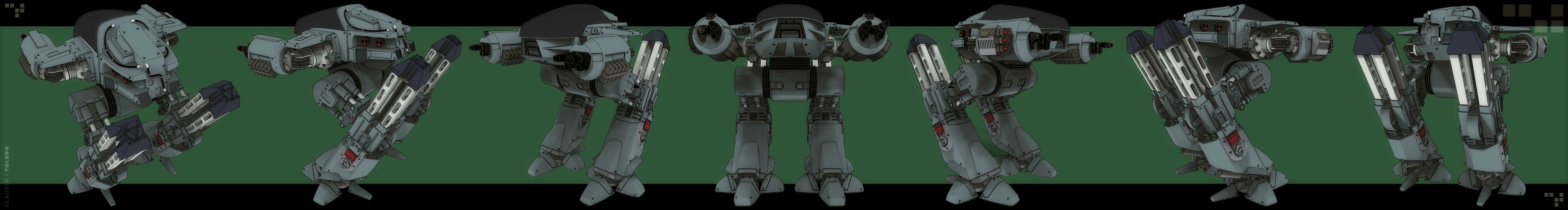 ED-209 3D model_1