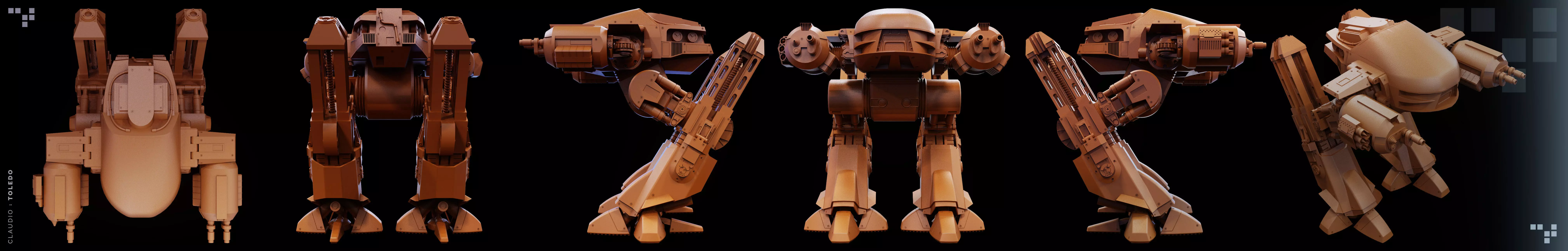 ED-209 3D model_0
