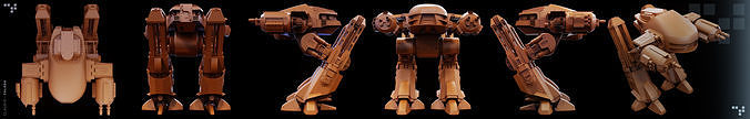 ED-209 3D model