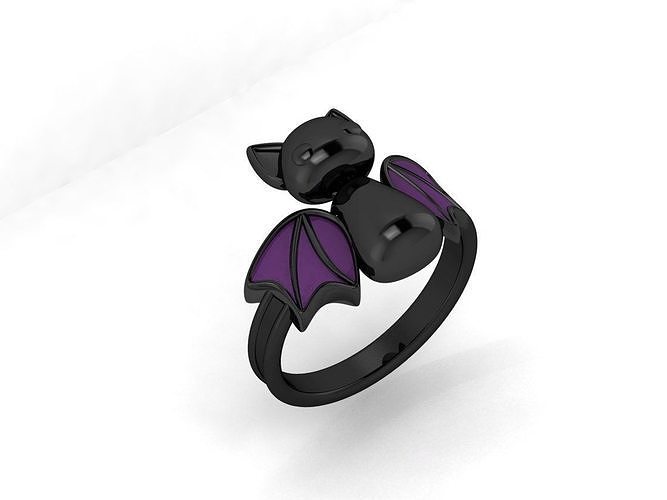 CatBatRing 3D print model