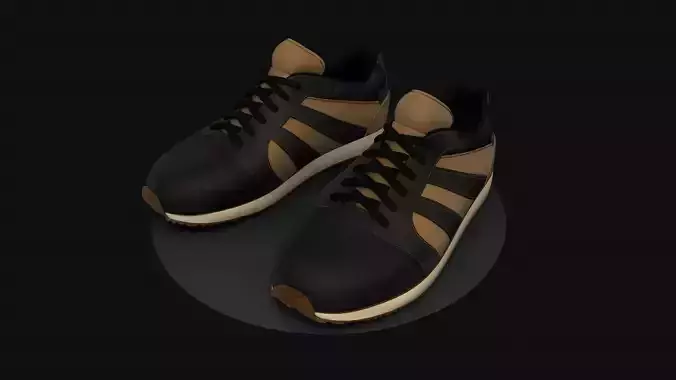 Sneakers sports shoes 3D model