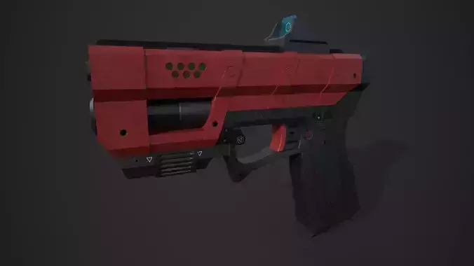 Futuristic Sci-Fi  Gun
