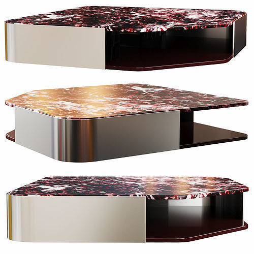 Diagramma quadrate Coffee Tables By Minotti 3D model