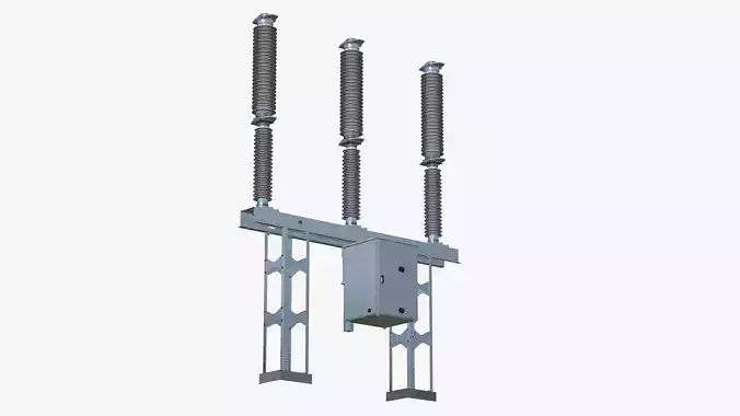 Disconnector 145 kW Low-poly 3D model