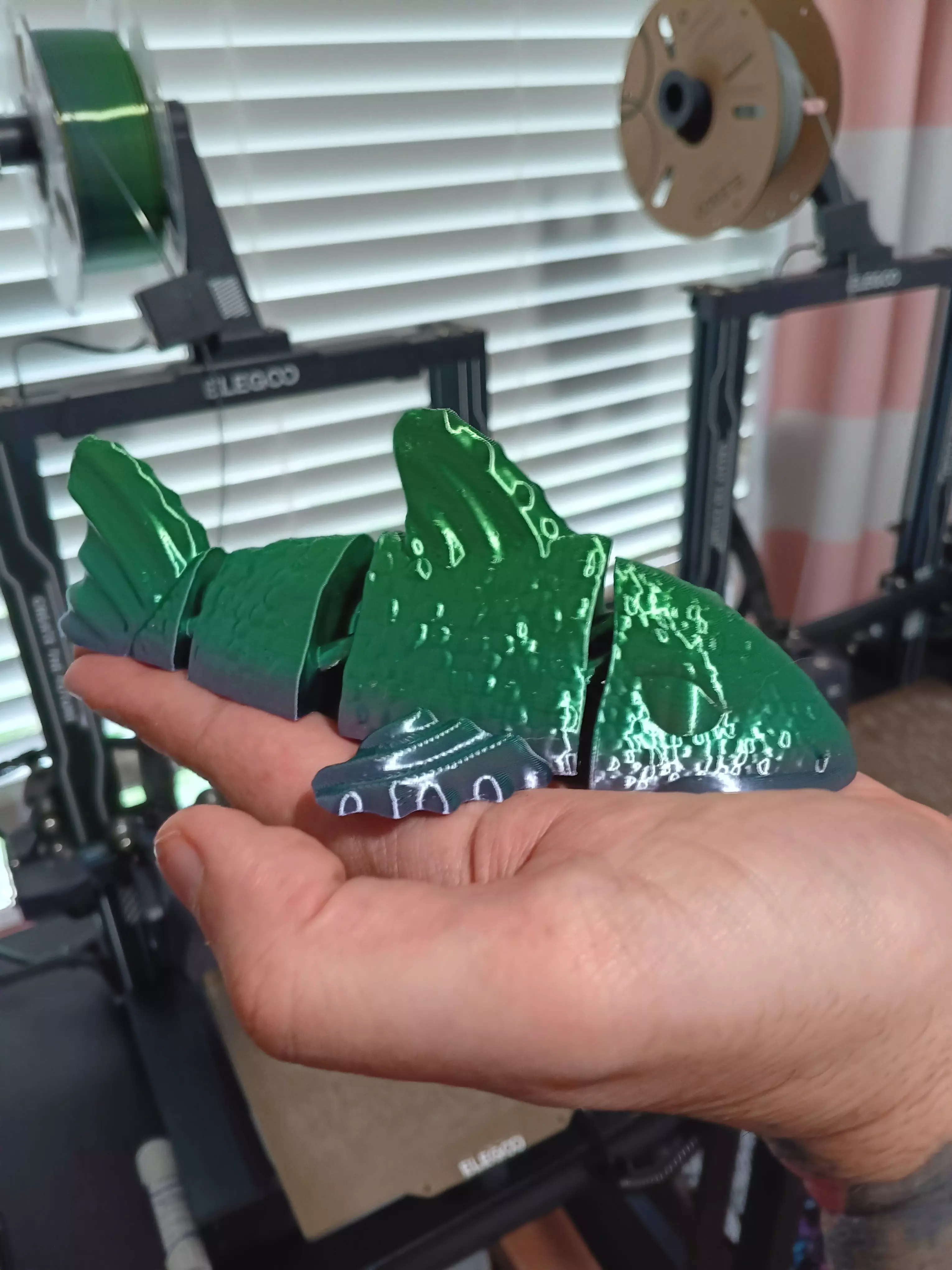Koi Fish - Flexi Fidget Toy 3D print model