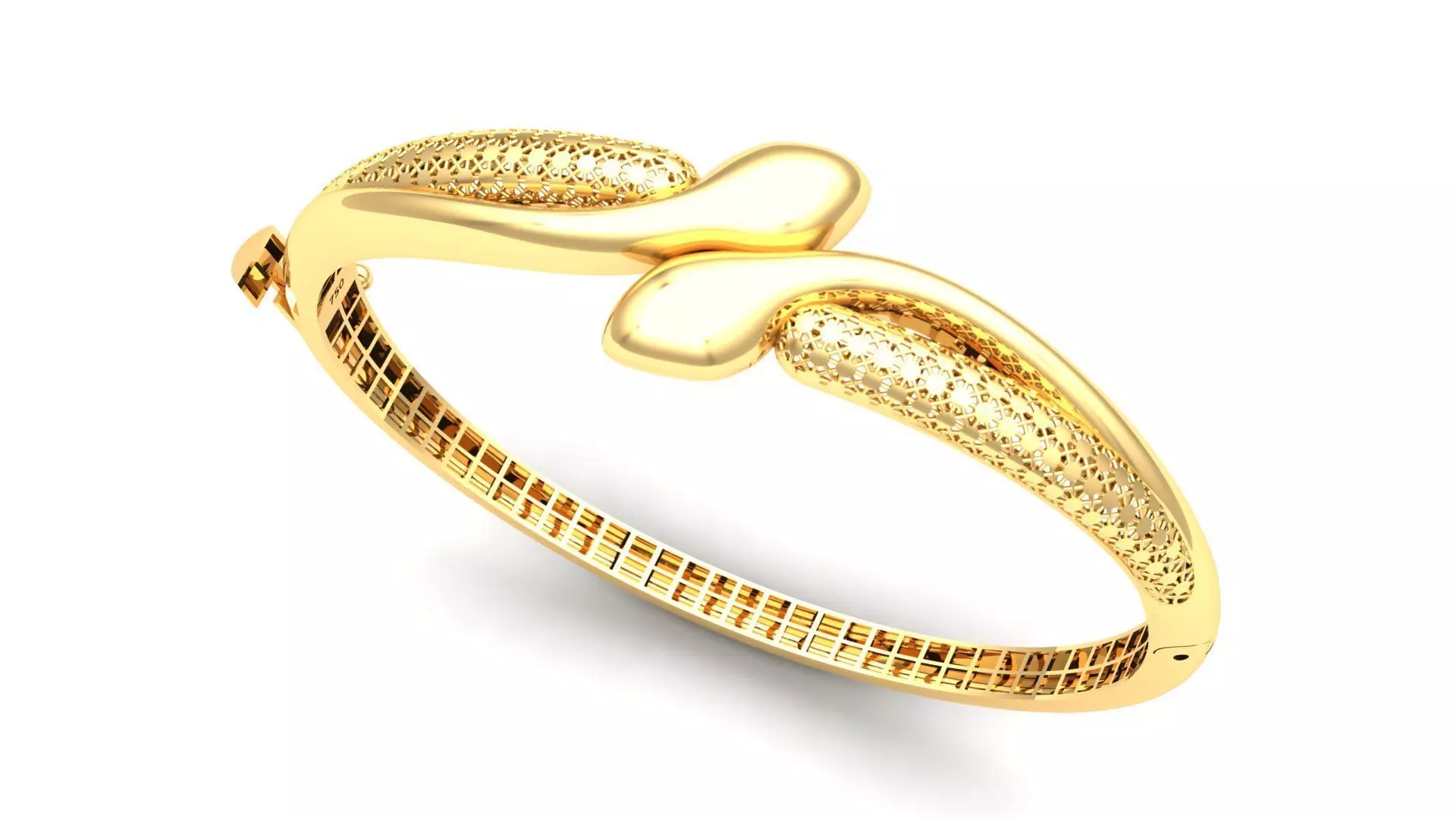 bracelet snake 3D print model_0