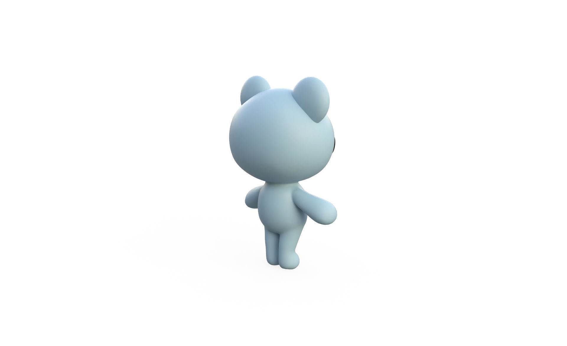Little animal cute - Koala cute - Character007 Low-poly 3D model_4