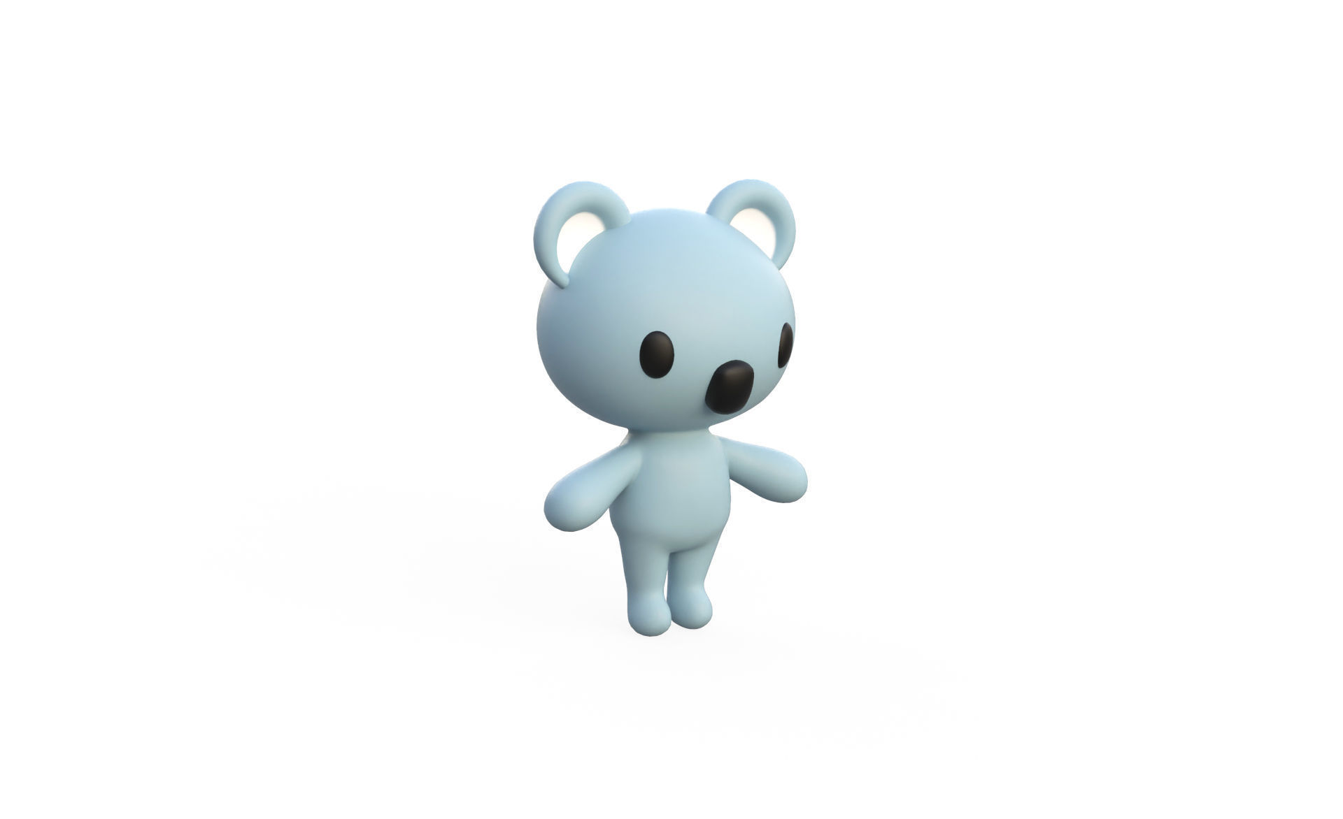 Little animal cute - Koala cute - Character007 Low-poly 3D model_6