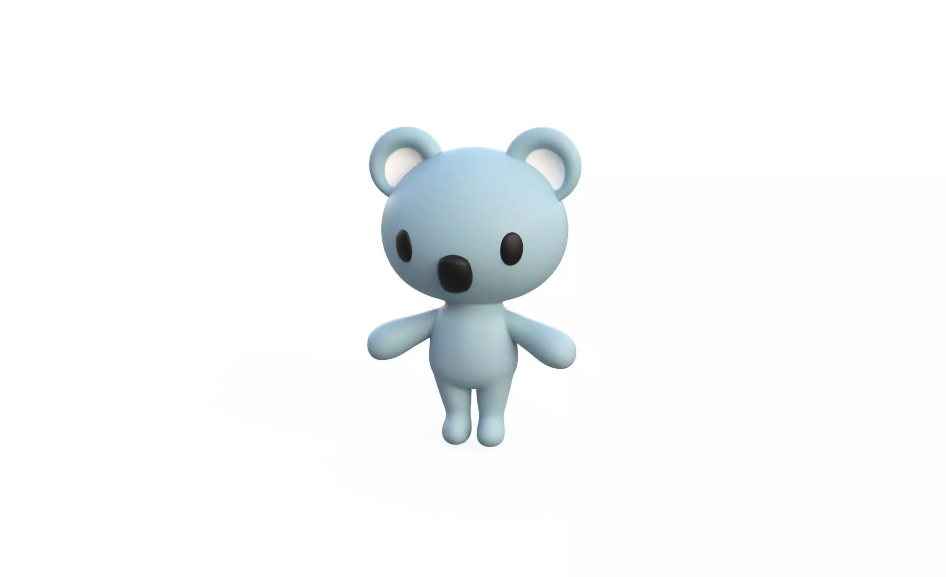 Little animal cute - Koala cute - Character007 Low-poly 3D model_0