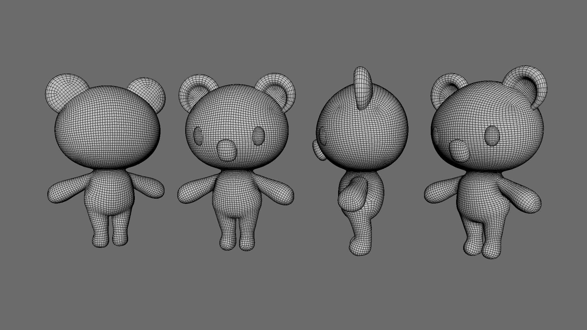 Little animal cute - Koala cute - Character007 Low-poly 3D model_8