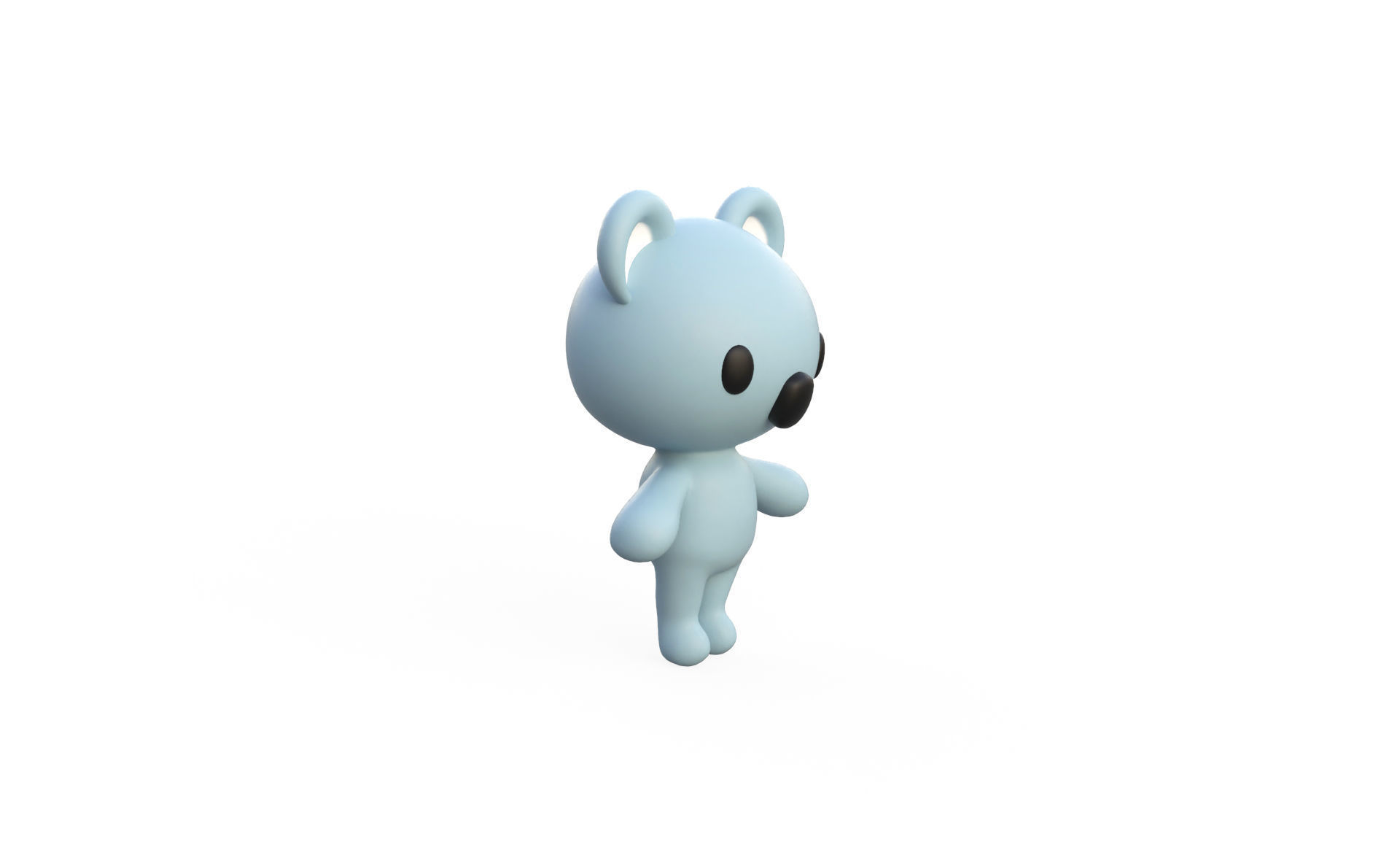 Little animal cute - Koala cute - Character007 Low-poly 3D model_5